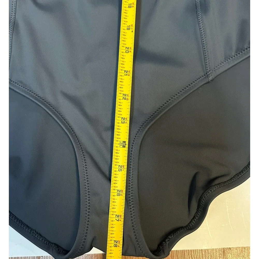 SKIMS Sculpting Swim Tank One Piece Swimsuit Gray Gunmetal Size 2X NEW